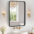 Wall Mirror With Rectangular Metal Frame